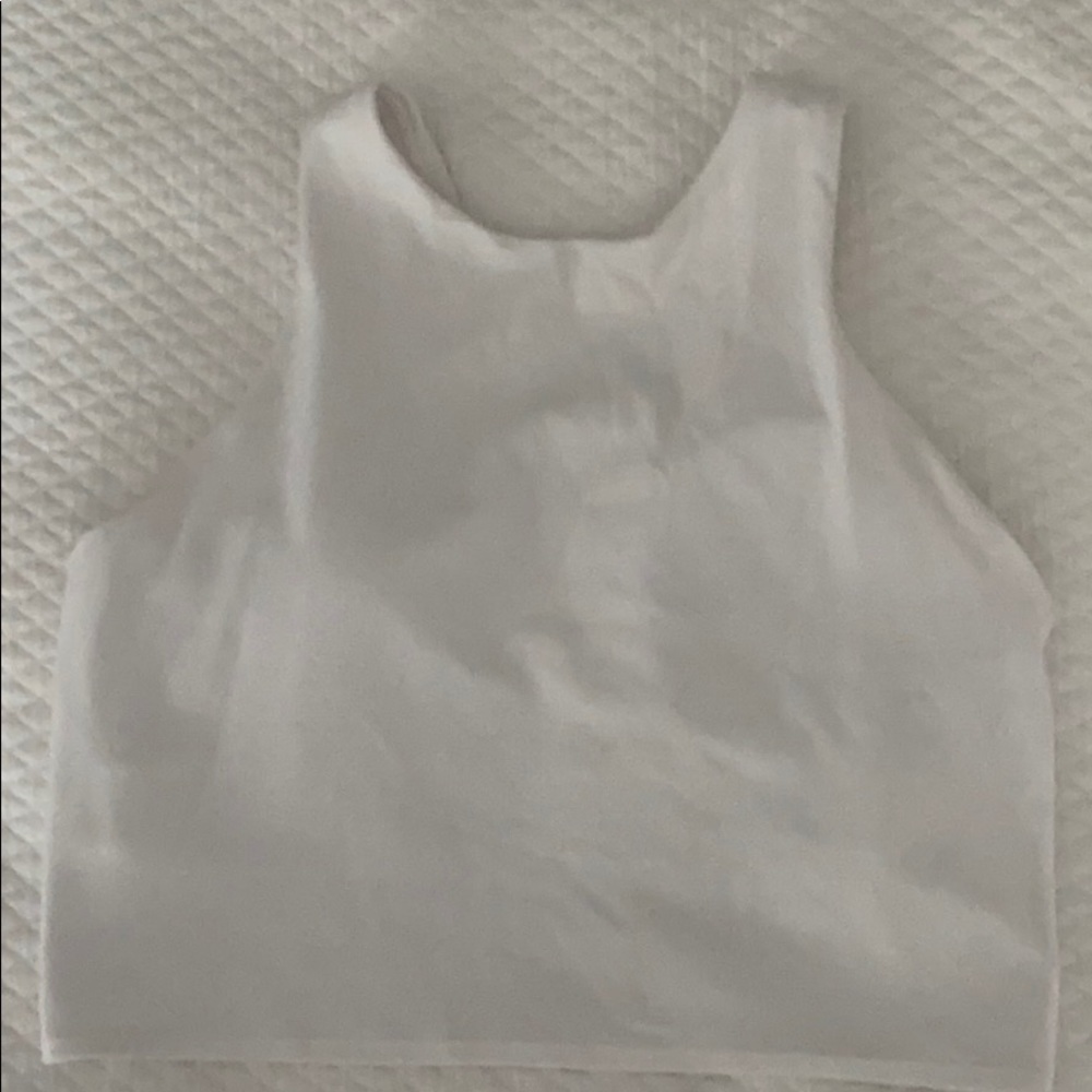 Athleta Conscious Crop A-C Small White